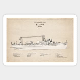 Icarus wpc-110 United States Coast Guard Cutter -  SBD Magnet